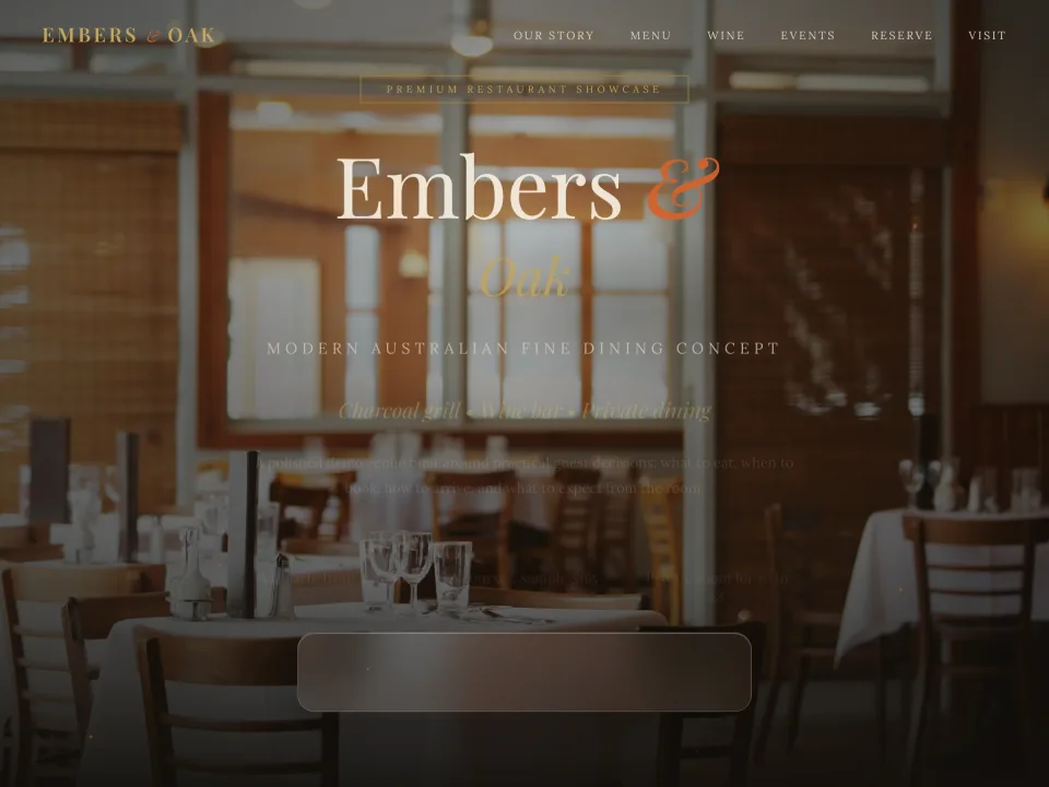 Restaurant template